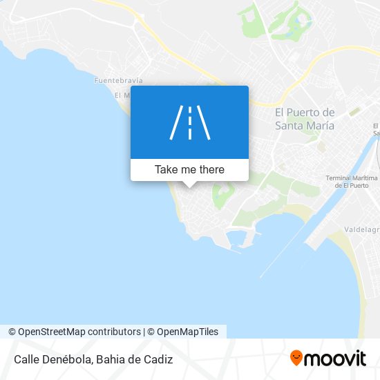 Calle Denébola map