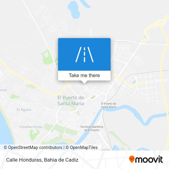 Calle Honduras map