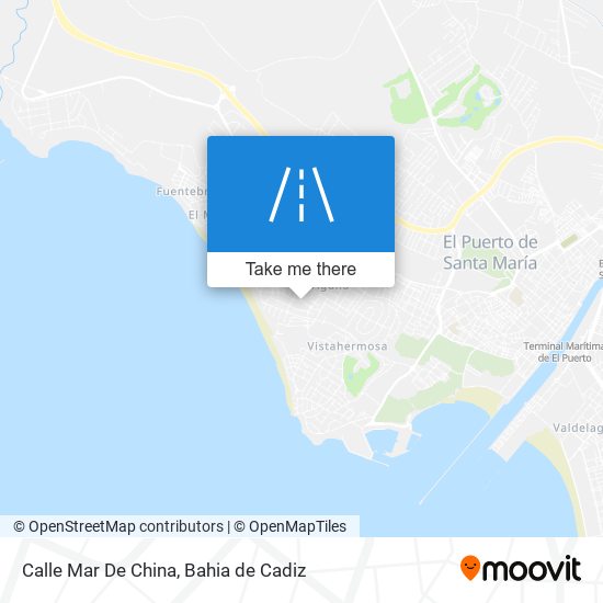 Calle Mar De China map