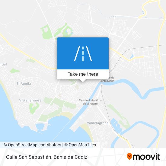 Calle San Sebastián map