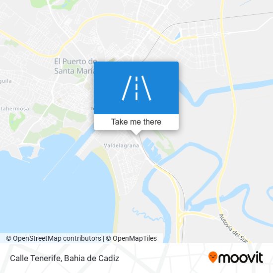 mapa Calle Tenerife