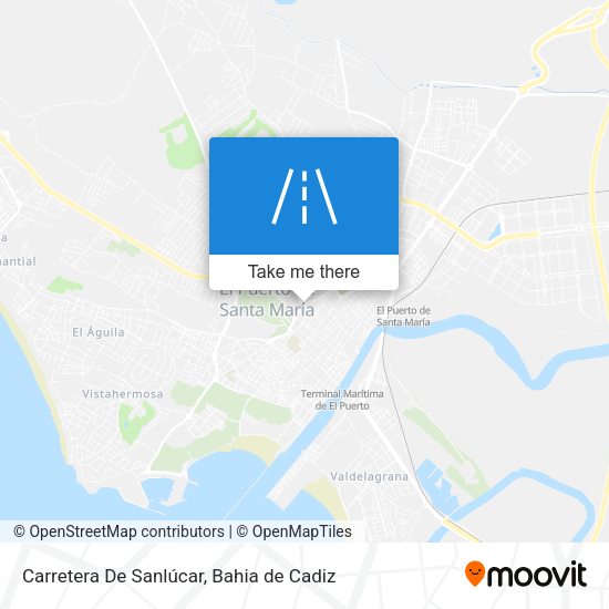 Carretera De Sanlúcar map