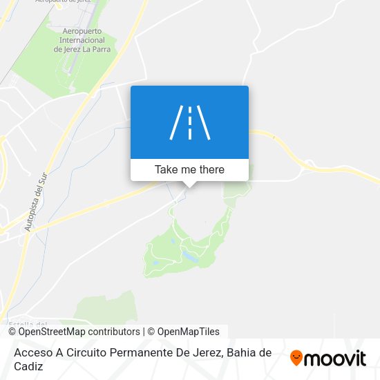 Acceso A Circuito Permanente De Jerez map