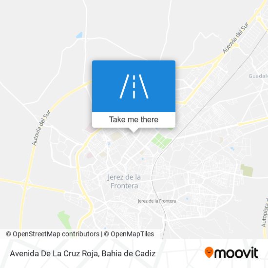 mapa Avenida De La Cruz Roja