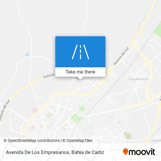 mapa Avenida De Los Empresarios