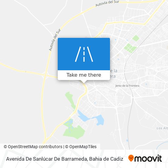 mapa Avenida De Sanlúcar De Barrameda