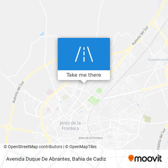 mapa Avenida Duque De Abrantes