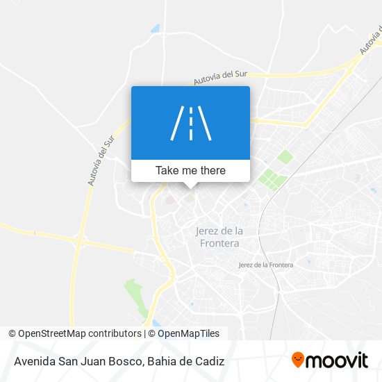 Avenida San Juan Bosco map