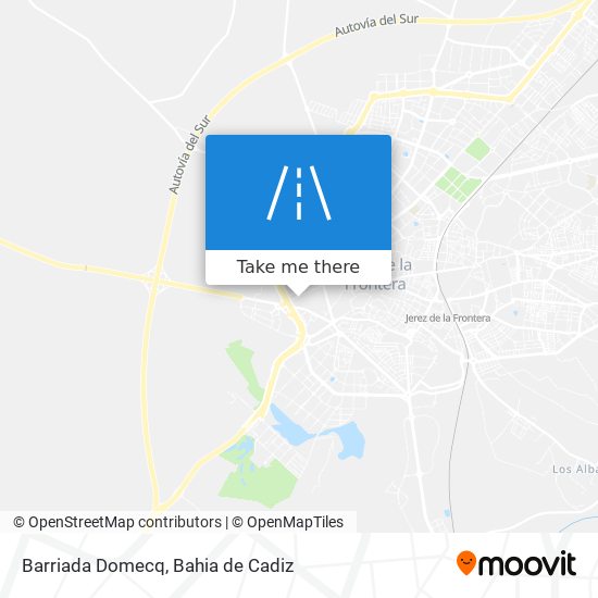 Barriada Domecq map