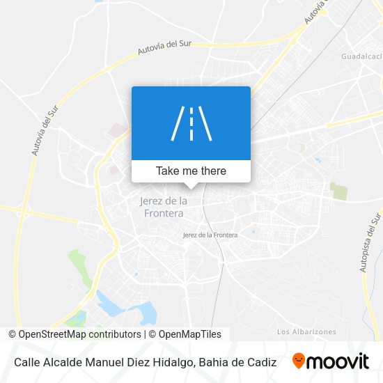 Calle Alcalde Manuel Diez Hidalgo map