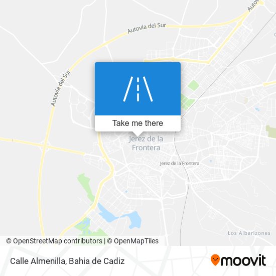 Calle Almenilla map