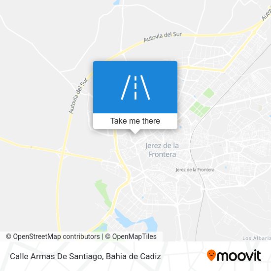 Calle Armas De Santiago map