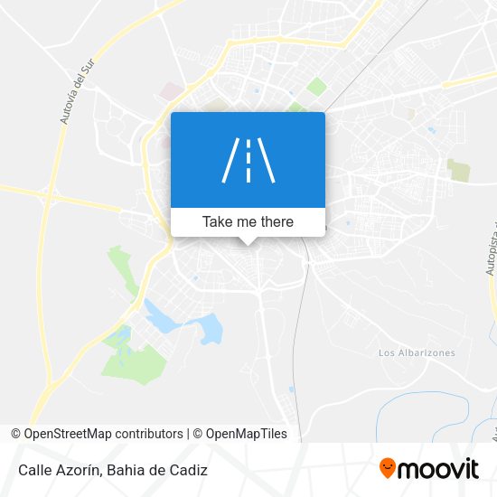 Calle Azorín map