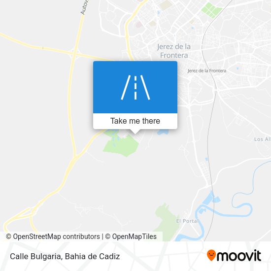 Calle Bulgaria map