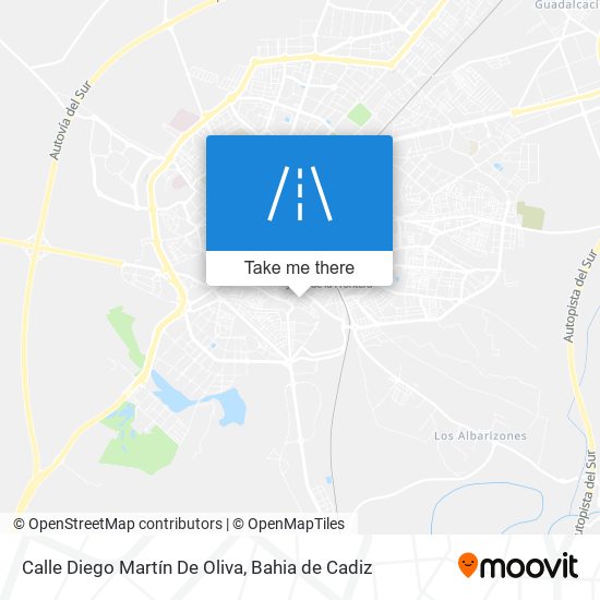 Calle Diego Martín De Oliva map