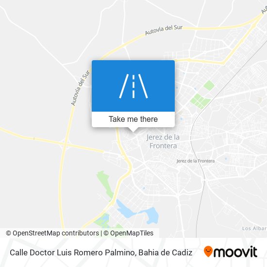 mapa Calle Doctor Luis Romero Palmino