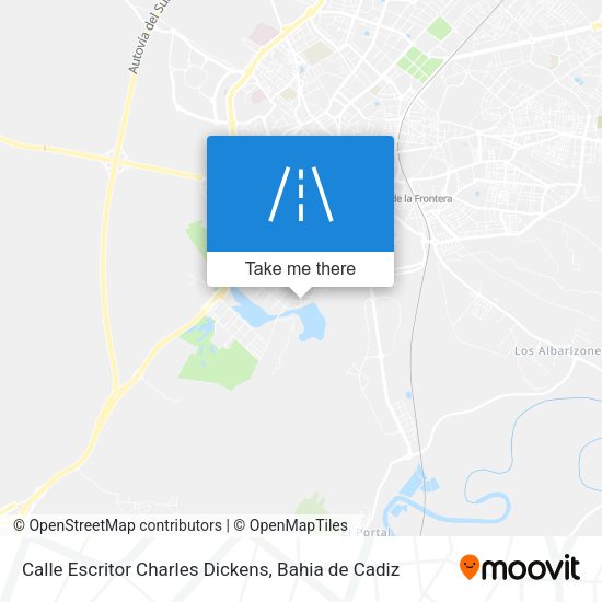 Calle Escritor Charles Dickens map