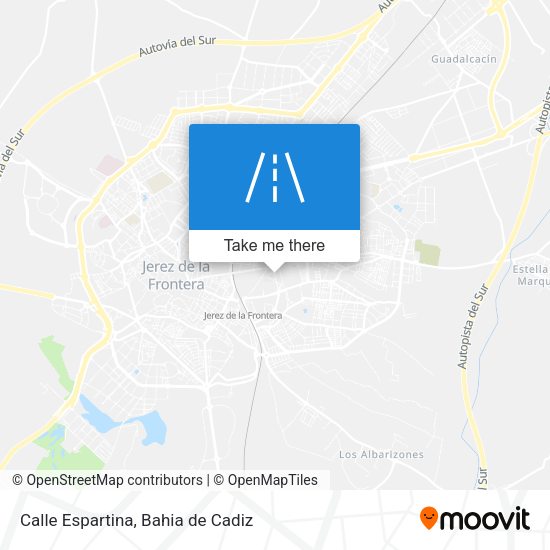 Calle Espartina map