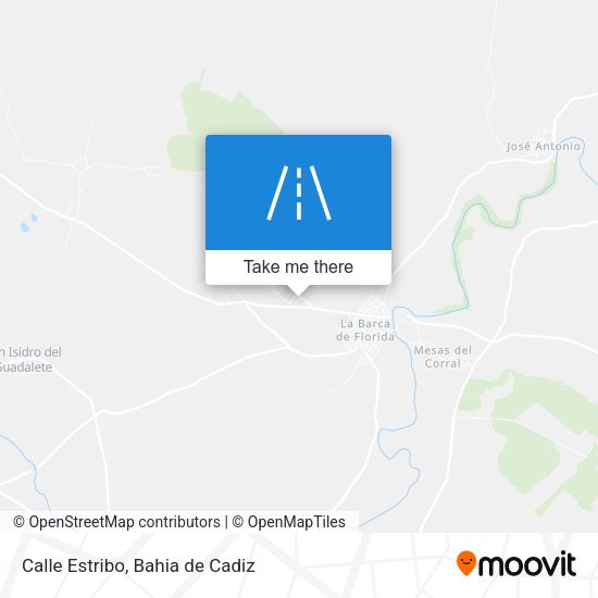 Calle Estribo map