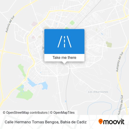 Calle Hermano Tomas Bengoa map