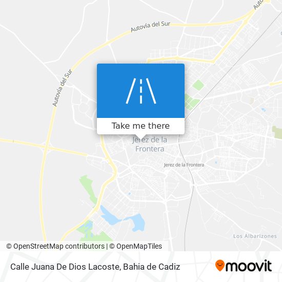 Calle Juana De Dios Lacoste map