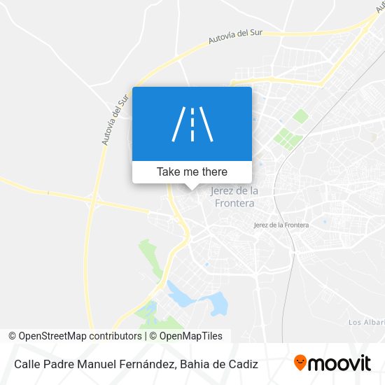 Calle Padre Manuel Fernández map