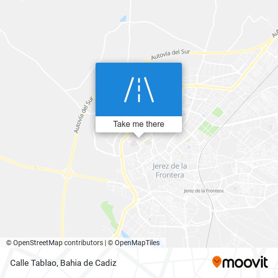 Calle Tablao map