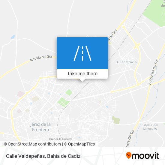 Calle Valdepeñas map