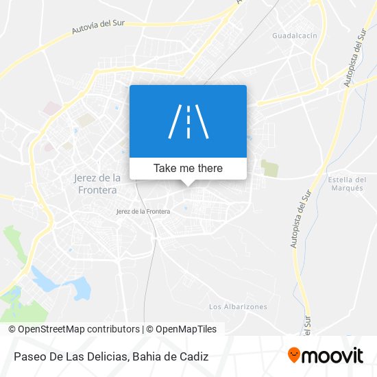 Paseo De Las Delicias map