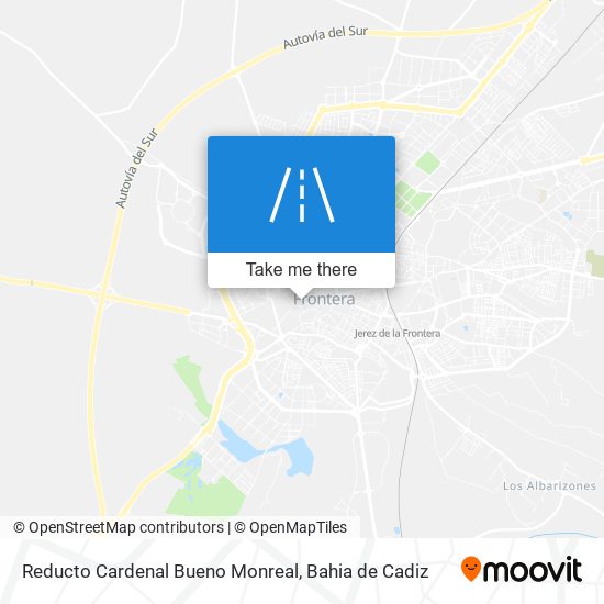 Reducto Cardenal Bueno Monreal map