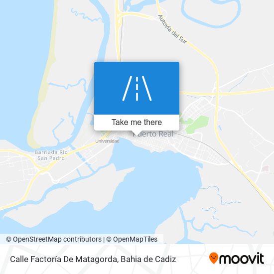mapa Calle Factoría De Matagorda