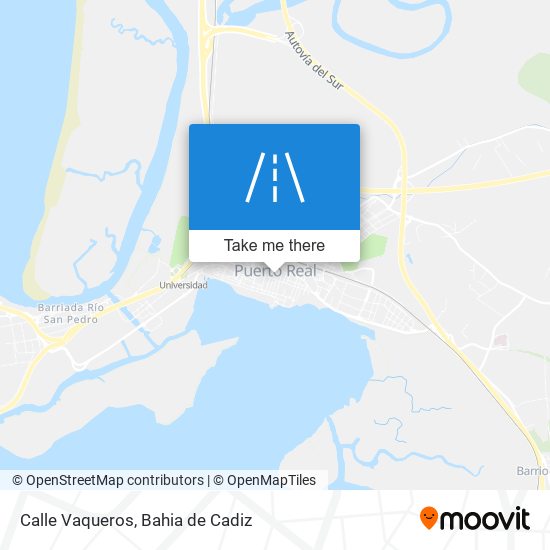 Calle Vaqueros map