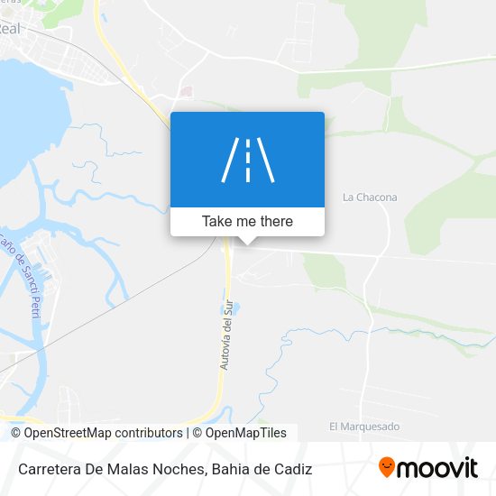 Carretera De Malas Noches map