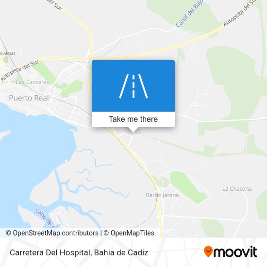 Carretera Del Hospital map