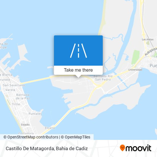 Castillo De Matagorda map