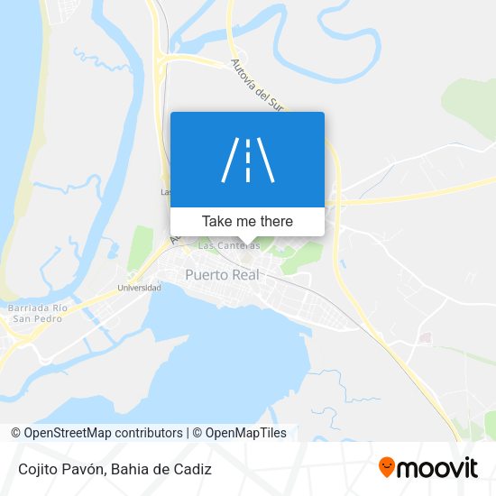 Cojito Pavón map