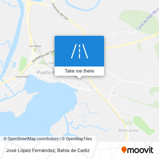 José López Fernández map