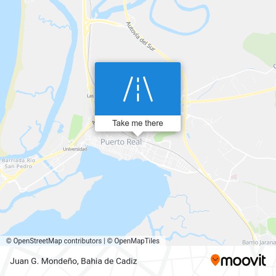 Juan G. Mondeño map