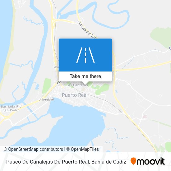 Paseo De Canalejas De Puerto Real map