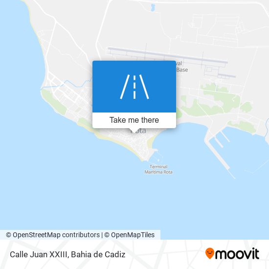mapa Calle Juan XXIII