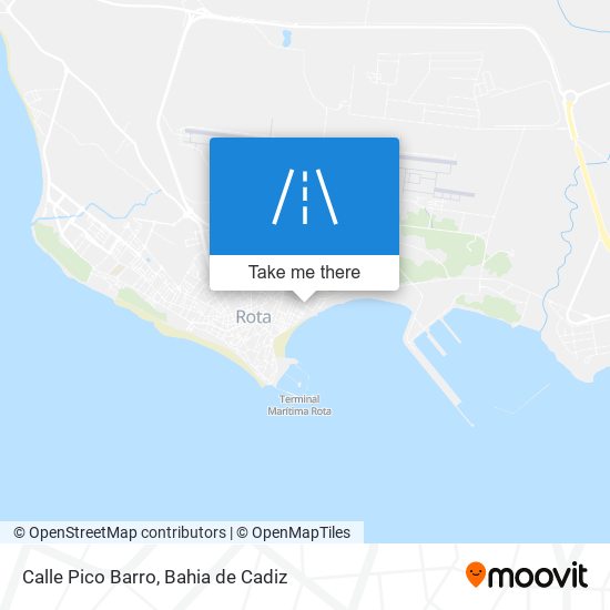 mapa Calle Pico Barro