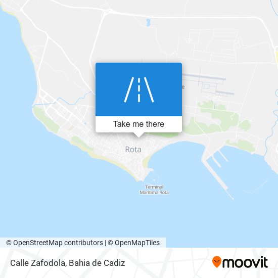 Calle Zafodola map