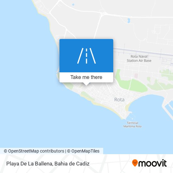mapa Playa De La Ballena