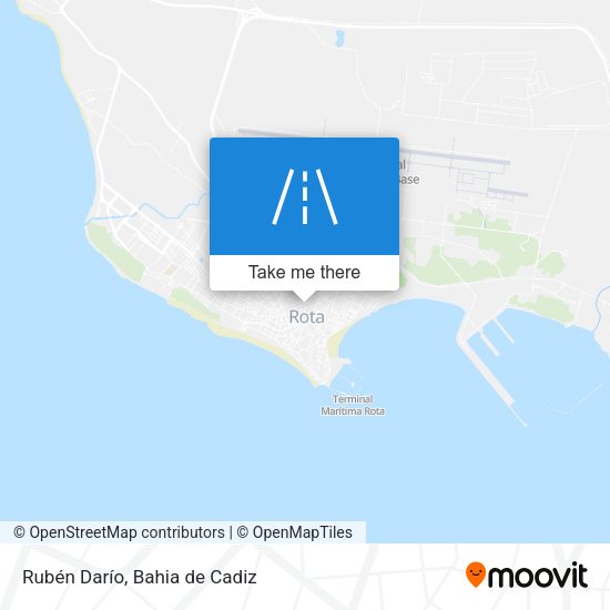 Rubén Darío map