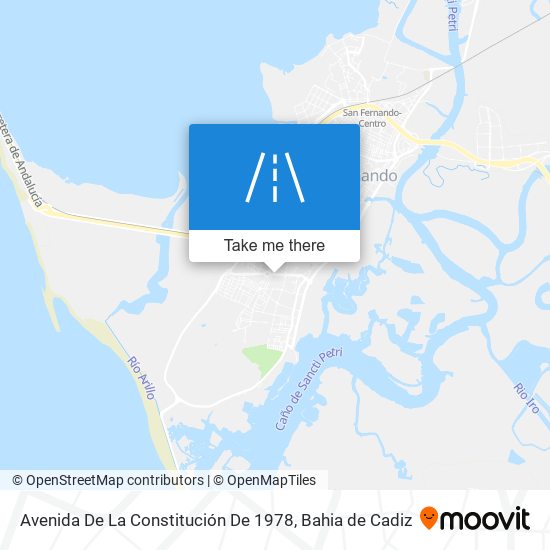 mapa Avenida De La Constitución De 1978