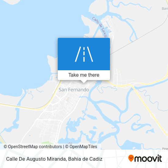 Calle De Augusto Miranda map