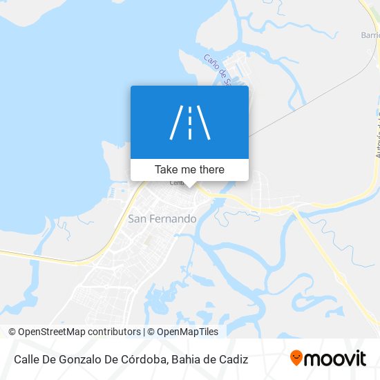 mapa Calle De Gonzalo De Córdoba
