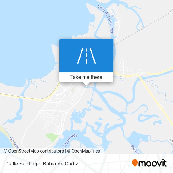 Calle Santiago map
