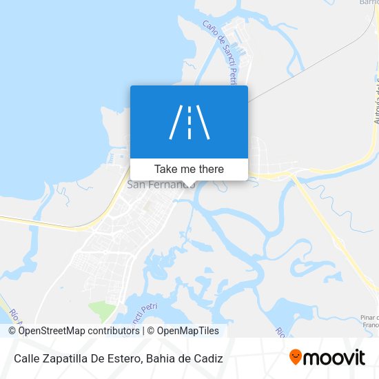 Calle Zapatilla De Estero map