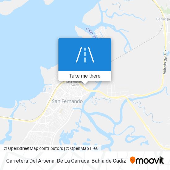 Carretera Del Arsenal De La Carraca map
